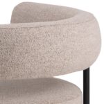 Tool OAKFIELD beež, 78,5×67,5xH71cm, kangas, teras Elutoamööbel