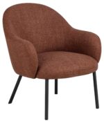 Tugitool SPENCER terrakota, 70x75xH75cm Elutoamööbel