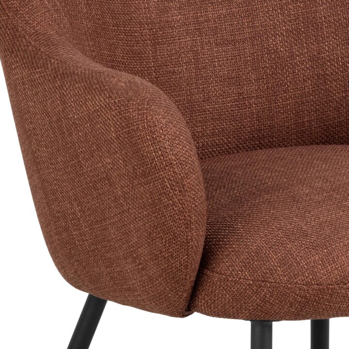 Tugitool SPENCER terrakota, 70x75xH75cm Elutoamööbel