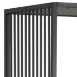 Riiul STRINGTON 85x35xH185cm, must, MDF, teras Elutoamööbel Kapid, kummutid ja riiulid