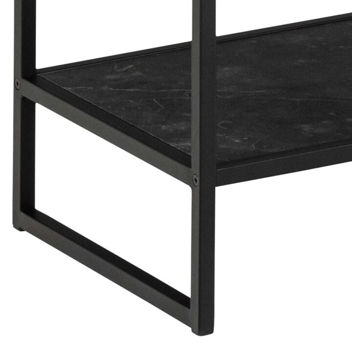 Riiul STRINGTON 85x35xH185cm, must, MDF, teras Elutoamööbel Kapid, kummutid ja riiulid
