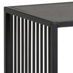 Riiul STRINGTON 120x35xH83cm, must, MDF, teras Elutoamööbel Kapid, kummutid ja riiulid