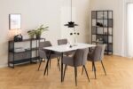 Riiul STRINGTON 120x35xH83cm, must, MDF, teras Elutoamööbel Kapid, kummutid ja riiulid