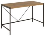 Kirjutuslaud BAHAMAS 120x60xH75cm, naturaalne, MDF, metall Kirjutuslauad Kirjutuslauad