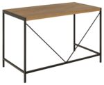 Kirjutuslaud BAHAMAS 120x60xH75cm, naturaalne, MDF, metall Kirjutuslauad Kirjutuslauad