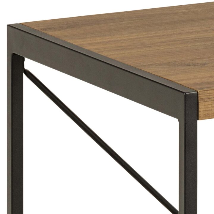 Kirjutuslaud BAHAMAS 120x60xH75cm, naturaalne, MDF, metall Kirjutuslauad Kirjutuslauad