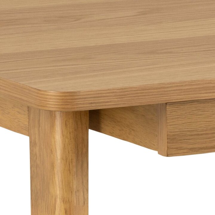 Kirjutuslaud BARNETT 120x60xH75cm, naturaalne, lakitud tammespoon, MDF, puit Kirjutuslauad Kirjutuslauad