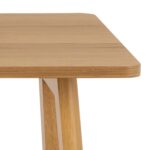 Kirjutuslaud BARNETT 120x60xH75cm, naturaalne, lakitud tammespoon, MDF, puit Kirjutuslauad Kirjutuslauad