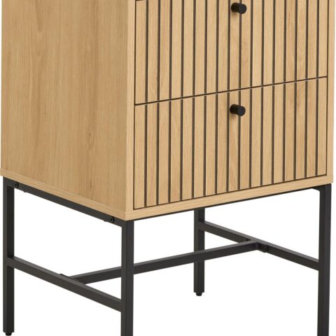 Öökapp ALBANY 45,6x40xH70cm, naturaalne Magamistuba