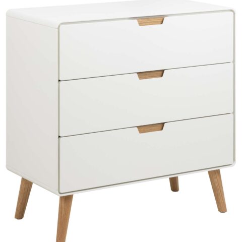 Kummut LOWELL 80x40xH80cm, naturaalne Elutoamööbel