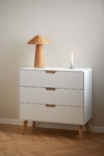 Kummut LOWELL 80x40xH80cm, naturaalne Elutoamööbel