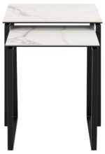 Diivanilaud KATRINE 50x50xH55cm, valge Diivanilauad ja abilauad