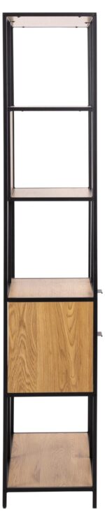 Riiul SEAFORD 77x35xH185cm, naturaalne Elutoamööbel