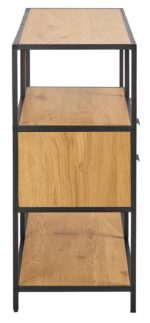 Riiul SEAFORD 114x35xH78cm, naturaalne Elutoamööbel