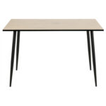 Söögilaud WILMA 120x80xH75cm, valge tamm, lauaplaat: melamiin, jalad: metall Söögilauad ACTONA