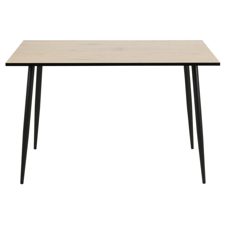 Söögilaud WILMA 120x80xH75cm, valge tamm, lauaplaat: melamiin, jalad: metall Söögilauad ACTONA