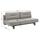 Diivanvoodi MALLING 200x105xH83cm, hall Diivanid ACTONA