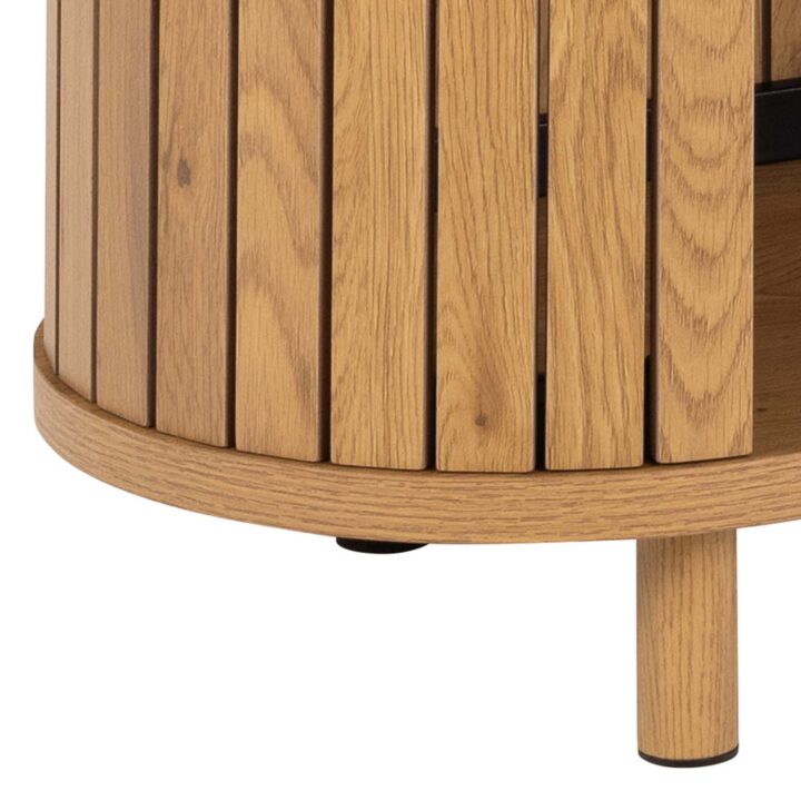 Riiul COLIMA 100x40xH160cm, naturaalne, MDF, teras Elutoamööbel Kapid