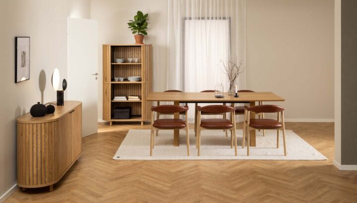 Riiul COLIMA 100x40xH160cm, naturaalne, MDF, teras Elutoamööbel Kapid