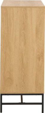Kummut ALBANY 80,6x40xH100,1cm, naturaalne Elutoamööbel