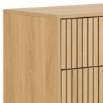 Kummut ALBANY 80,6x40xH100,1cm, naturaalne Elutoamööbel