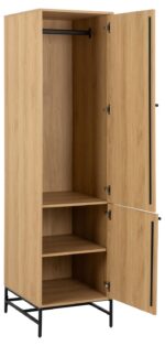 Kapp ALBANY 51,1x60xH200cm, naturaalne Kapid, kummutid ja riiulid