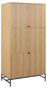 Kapp ALBANY 99x60xH200cm, naturaalne Kapid, kummutid ja riiulid