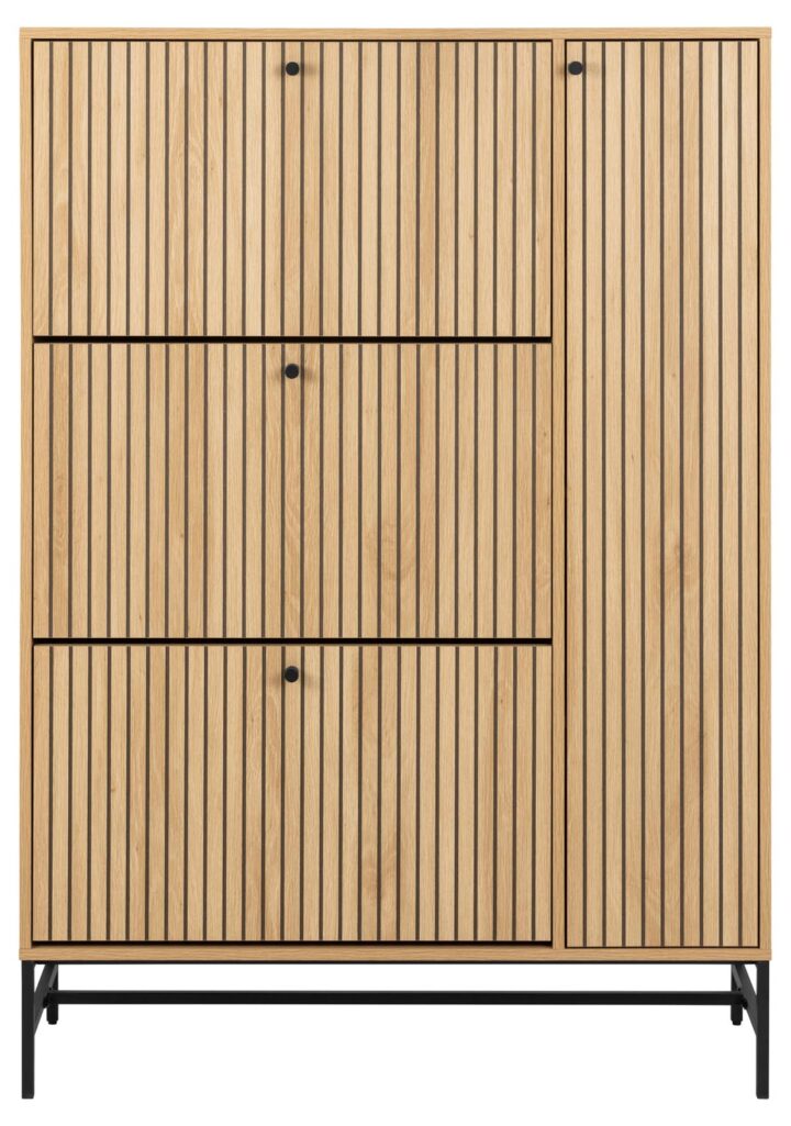 Jalanõudekapp ALBANY 98,7x35xH140,4cm, naturaalne Esik ja Garderoob