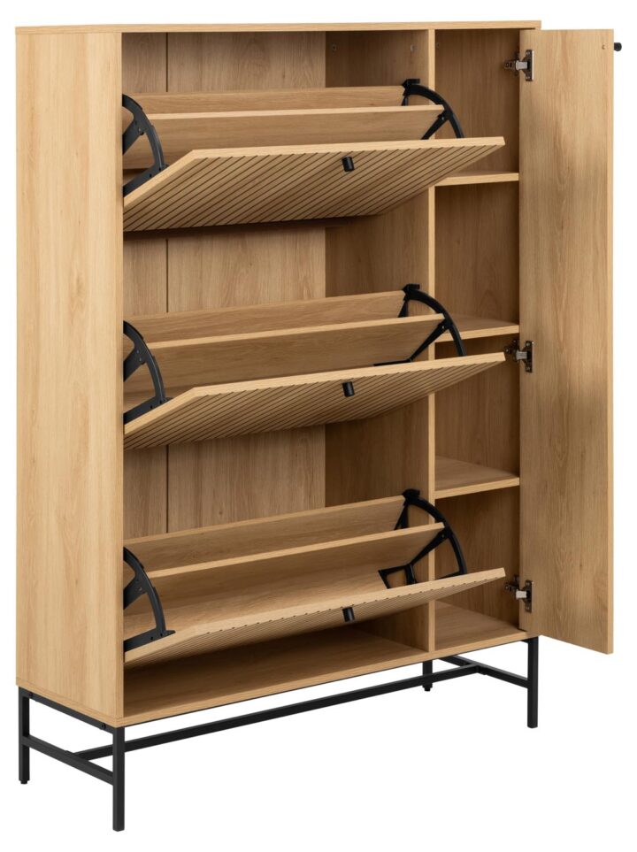 Jalanõudekapp ALBANY 98,7x35xH140,4cm, naturaalne Esik ja Garderoob