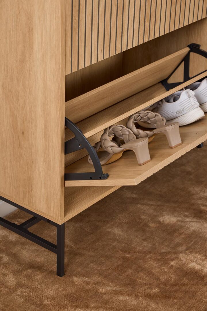 Jalanõudekapp ALBANY 98,7x35xH140,4cm, naturaalne Esik ja Garderoob