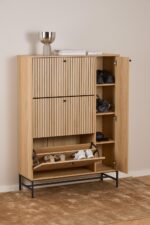 Jalanõudekapp ALBANY 98,7x35xH140,4cm, naturaalne Esik ja Garderoob