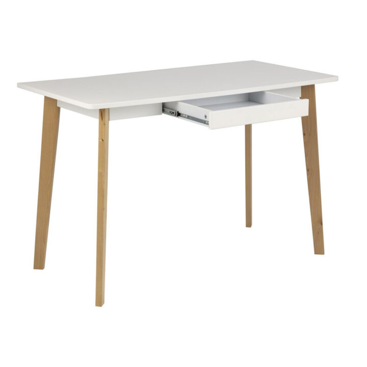 Kirjutuslaud EMMA 117x58xH75,5cm, valge, puit Kirjutuslauad ACTONA