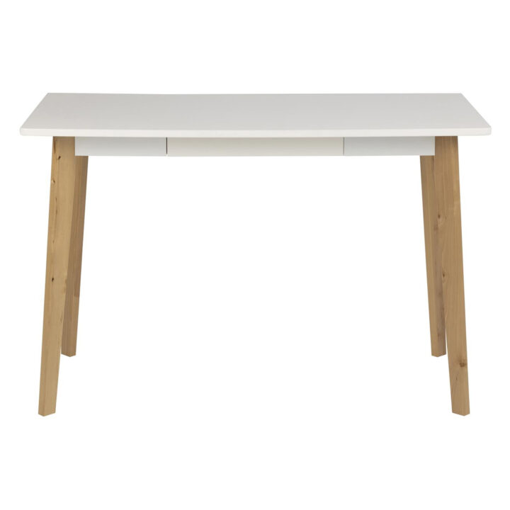 Kirjutuslaud EMMA 117x58xH75,5cm, valge, puit Kirjutuslauad ACTONA