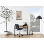 Kirjutuslaud SEAFORD 110x45xH75cm, tamm/must, mööbliplaat, metall Kirjutuslauad ACTONA