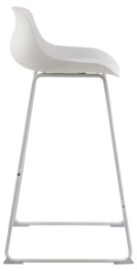 Baaritool TINA valge/valge, 43x49xH94cm Baaripukid ja baarilauad