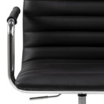 Töötool WINSLOW 45x58xH103cm, must nahk/kroom Arvutitoolid ja töötoolid ACTONA
