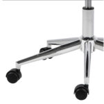 Töötool WINSLOW 45x58xH103cm, must nahk/kroom Arvutitoolid ja töötoolid ACTONA