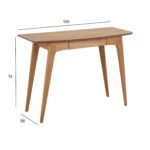 Kirjutuslaud WOODSTOCK 105x45xH74cm, naturaalne Kirjutuslauad ACTONA