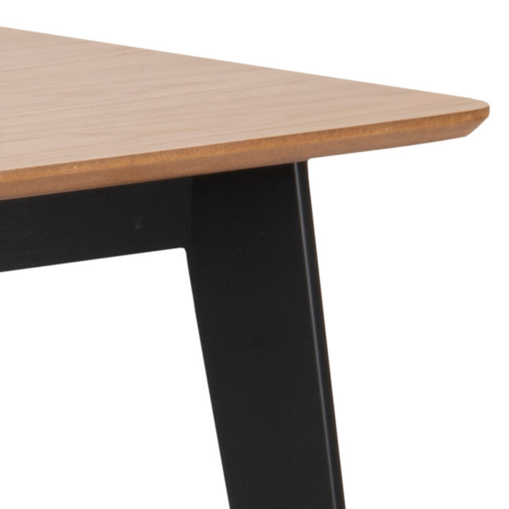 Söögilaud ROXBY 120x80xH76cm, tamm/must Söögilauad ACTONA