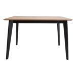 Söögilaud ROXBY 120x80xH76cm, tamm/must Söögilauad ACTONA