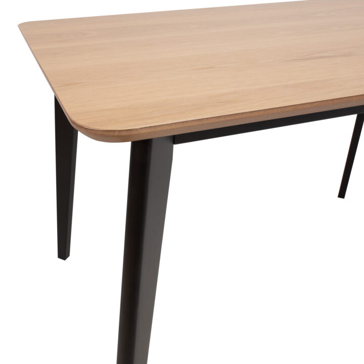 Söögilaud ROXBY 120x80xH76cm, tamm/must Söögilauad ACTONA