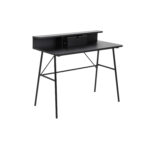 Kirjutuslaud PASCAL 100x55xH88,8cm, must, MDF, metall Kirjutuslauad ACTONA