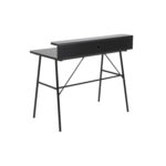 Kirjutuslaud PASCAL 100x55xH88,8cm, must, MDF, metall Kirjutuslauad ACTONA
