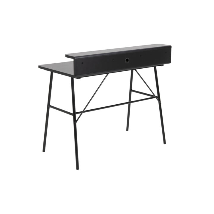 Kirjutuslaud PASCAL 100x55xH88,8cm, must, MDF, metall Kirjutuslauad ACTONA