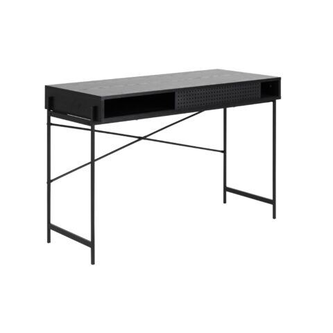 Kirjutuslaud ANGUS 110x50xH75cm, must, melamiin, metall Kirjutuslauad ACTONA