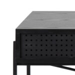 Kirjutuslaud ANGUS 110x50xH75cm, must, melamiin, metall Kirjutuslauad ACTONA