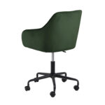 Töötool BROOKE 59x59xH89cm, metsaroheline samet, 100% polüester, jalg: must metall Arvutitoolid ja töötoolid ACTONA