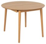 Söögilaud MONTREUX D115/154xH75cm, naturaalne Söögilauad