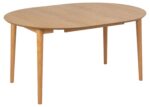Söögilaud MONTREUX D115/154xH75cm, naturaalne Söögilauad