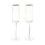 Vahuveinipokaalid GOLD RIM 2tk H24,1cm, 270ml Klaasid, pokaalid